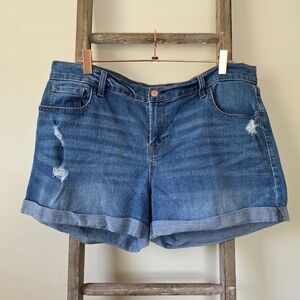 ⭐️40% Off⭐️ Old Navy The Drew Distressed Denim Shorts in Blue Palo